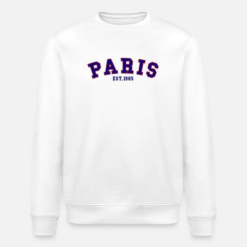 PARIS_EST_1985 - Sweat bio ROLLER Stanley/Stella Unisexe - blanc