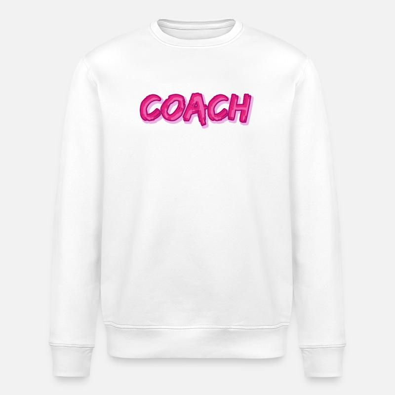 Job Coach - Stanley/Stella Unisex Bio-Sweatshirt ROLLER - Weiß