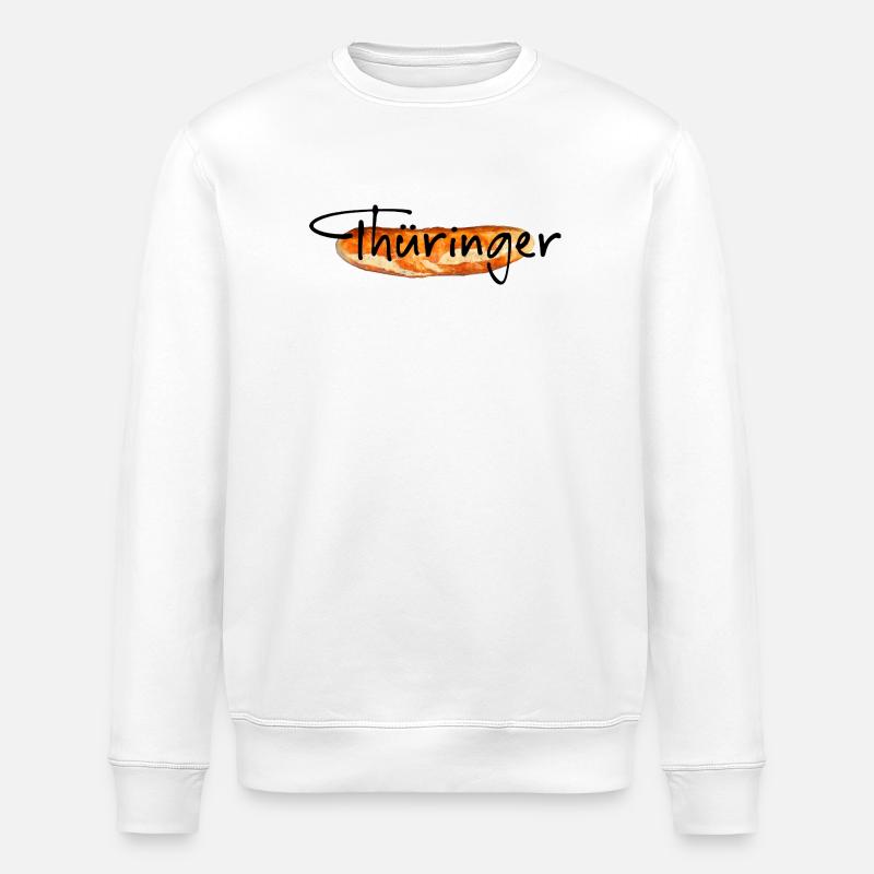 Thuringia Bratwurst - Stanley/Stella ROLLER Unisex Organic Sweatshirt - white