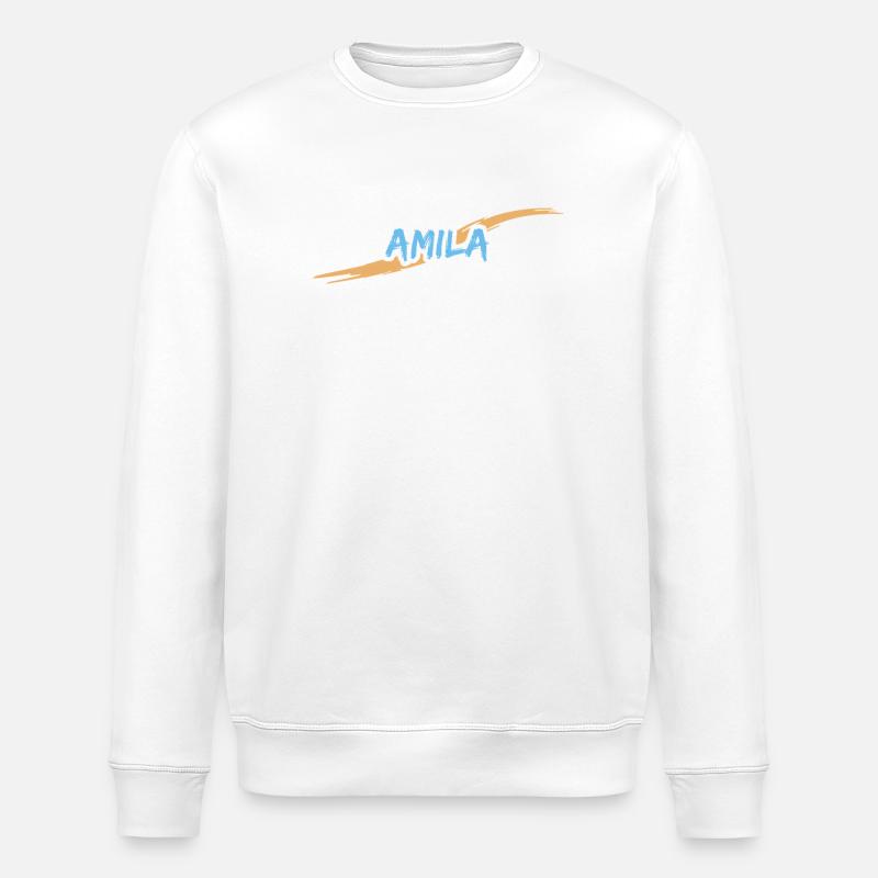 Amila Amila - Stanley/Stella ROLLER Unisex Organic Sweatshirt - white