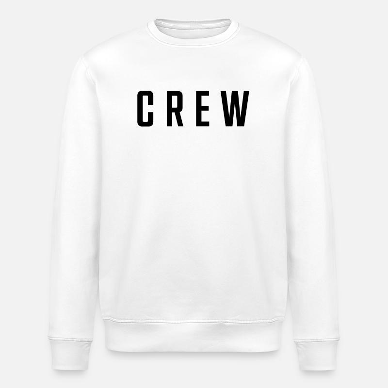 crew - Stanley/Stella ROLLER Unisex Organic Sweatshirt - white