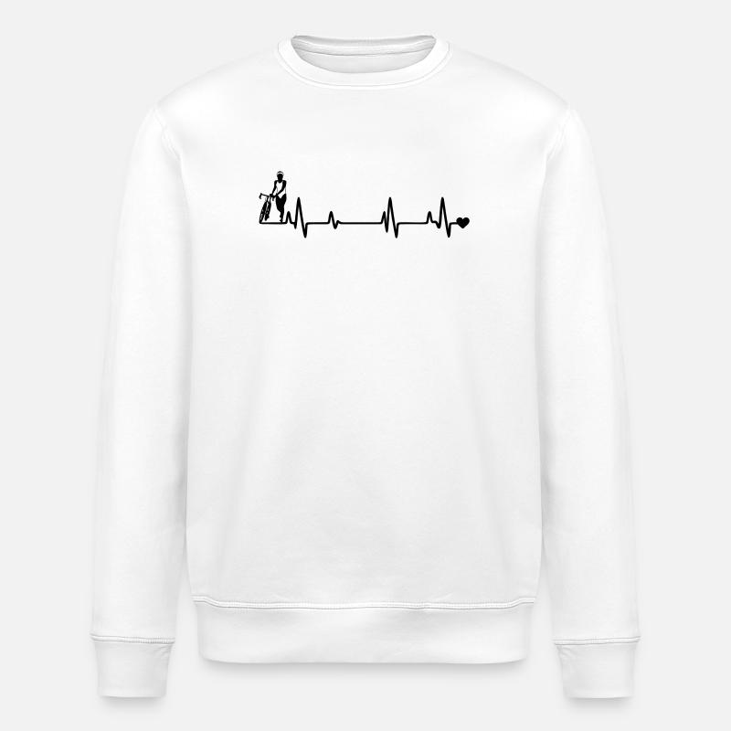 Bicyclette - Sweat bio ROLLER Stanley/Stella Unisexe - blanc