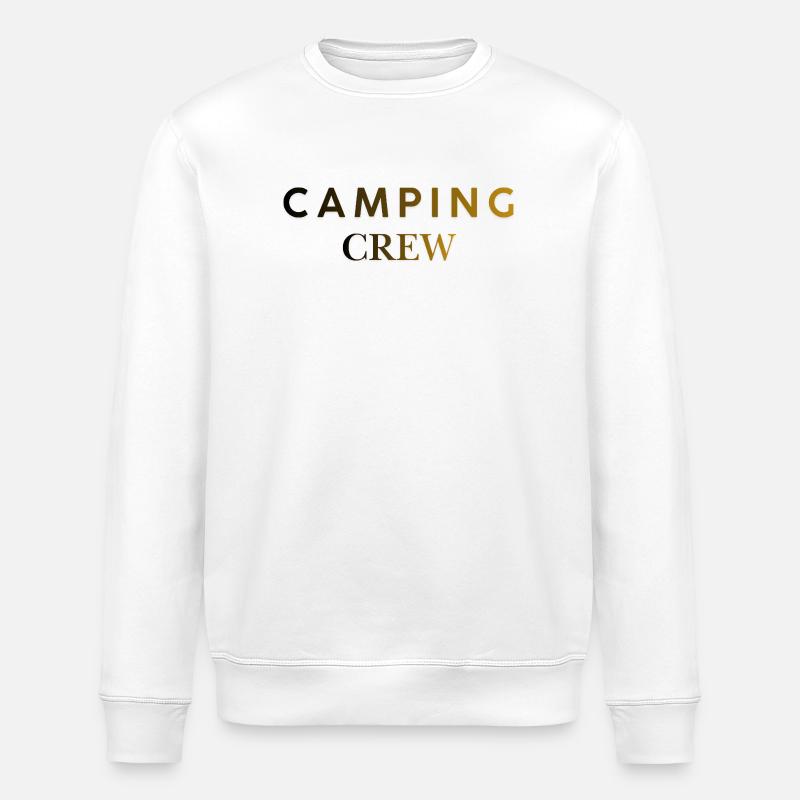 Camping Crew - Stanley/Stella Unisex Bio-Sweatshirt ROLLER - Weiß