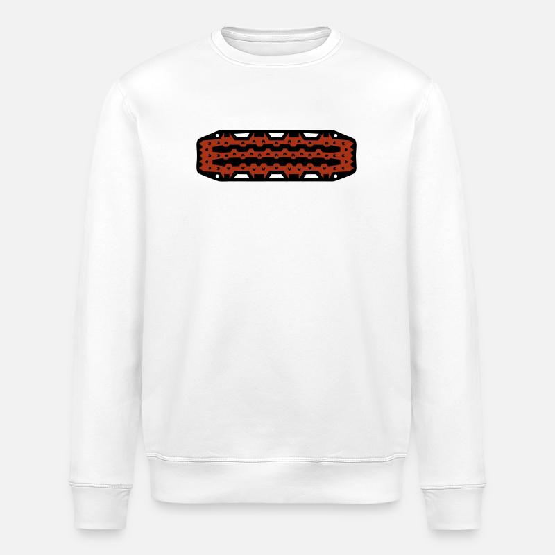 Offroad Sand Sheet 4x4 Mud - Stanley/Stella ROLLER Unisex Organic Sweatshirt - white