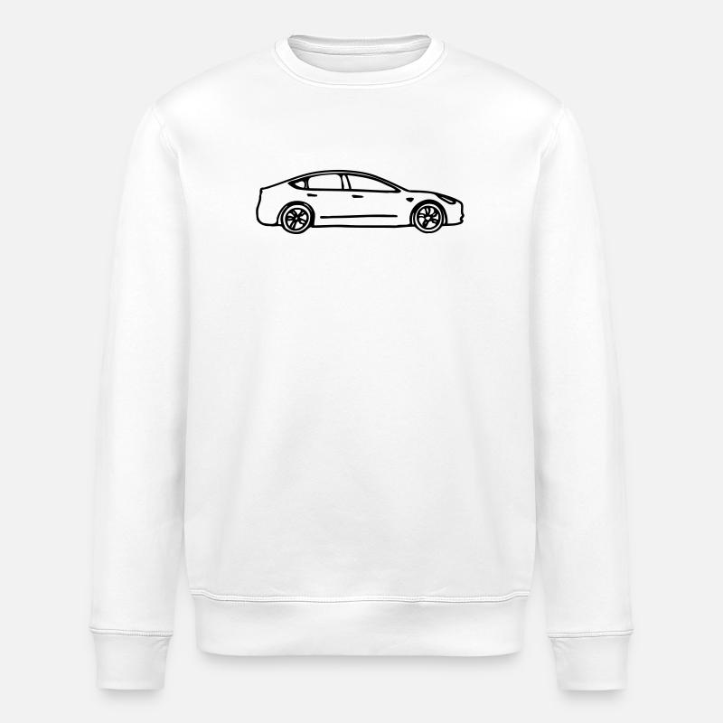 Modèle dessiné 3 - Sweat bio ROLLER Stanley/Stella Unisexe - blanc