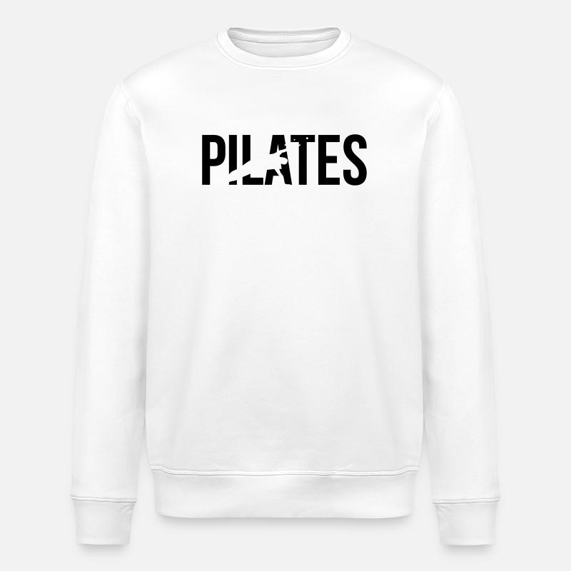 pilates - Stanley/Stella Unisex Bio-Sweatshirt ROLLER - Weiß