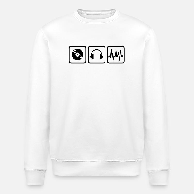 dj - Sweat bio ROLLER Stanley/Stella Unisexe - blanc