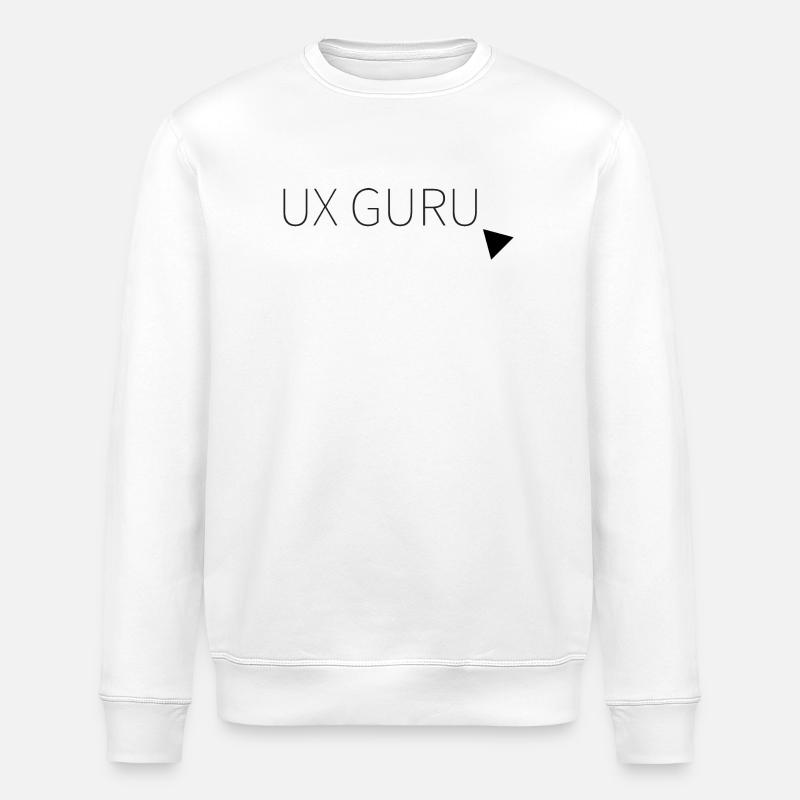 UX Guru - Stanley/Stella Unisex Bio-Sweatshirt ROLLER - Weiß
