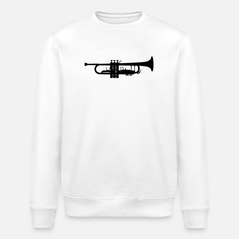 Trompetensilhouette - Stanley/Stella Unisex Bio-Sweatshirt ROLLER - Weiß