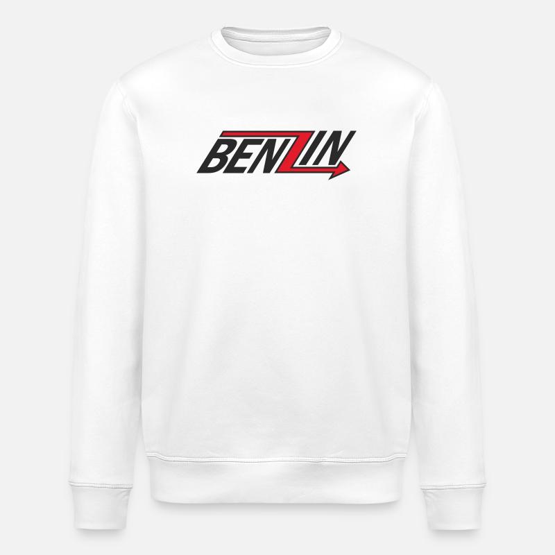 BENZIN - Stanley/Stella Unisex Bio-Sweatshirt ROLLER - Weiß