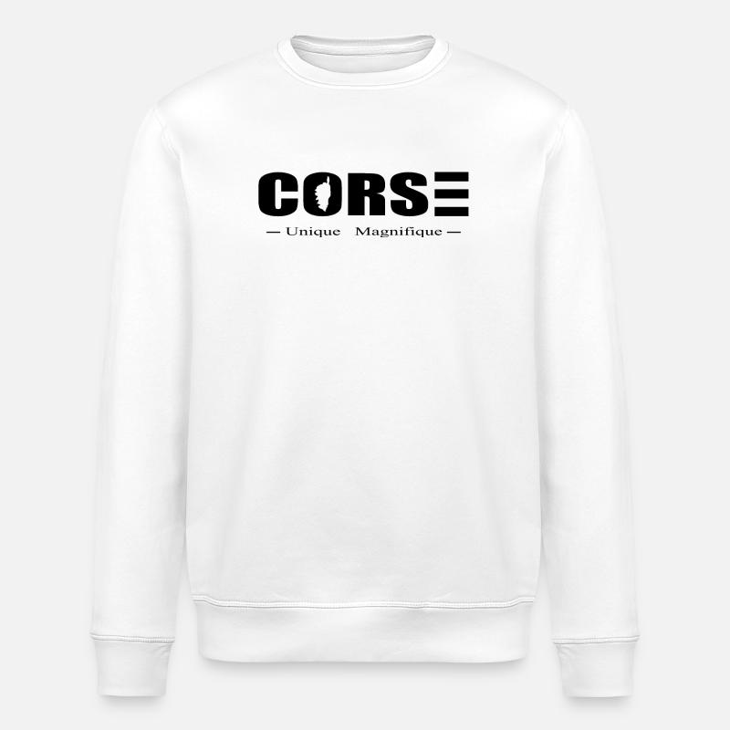 Korsisch - Stanley/Stella Unisex Bio-Sweatshirt ROLLER - Weiß