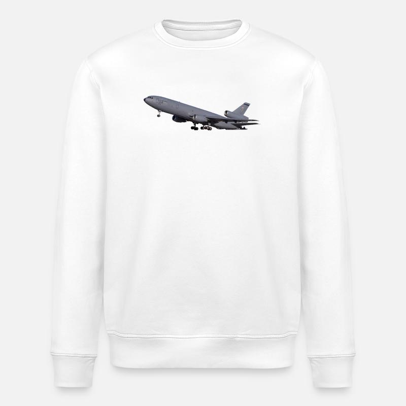 KC-10 Extender - Stanley/Stella ROLLER Unisex Organic Sweatshirt - white