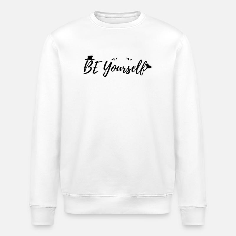 Sei du selbst - Stanley/Stella Unisex Bio-Sweatshirt ROLLER - Weiß