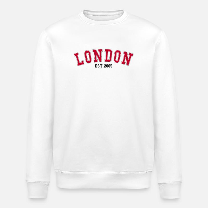 LONDRES_EST_2005 - Sweat bio ROLLER Stanley/Stella Unisexe - blanc