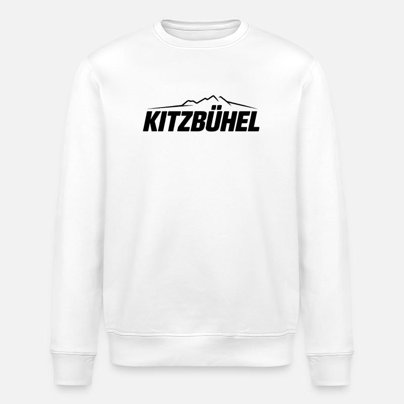 Kitzbühel - Souvenir Design - Stanley/Stella Unisex Bio-Sweatshirt ROLLER - Weiß