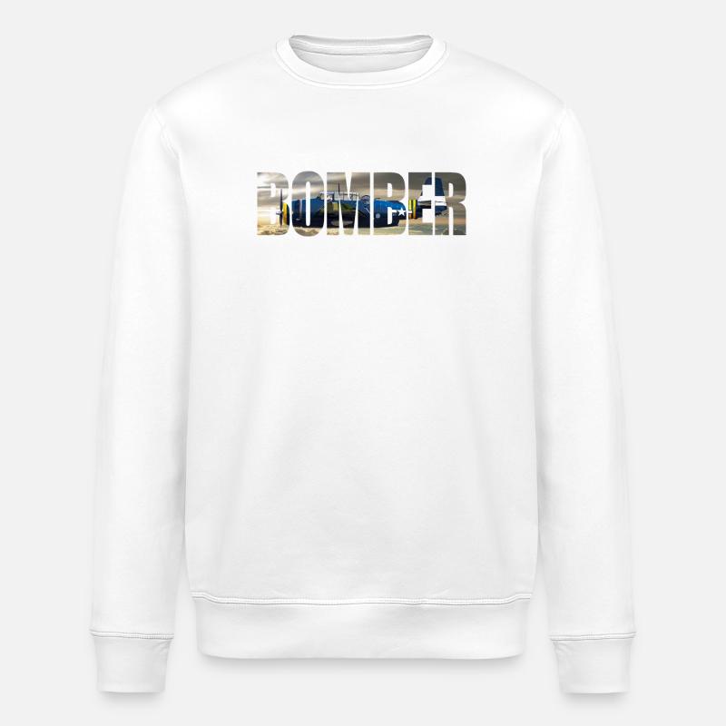 Bomber TBF Avenger - Stanley/Stella Unisex Bio-Sweatshirt ROLLER - Weiß