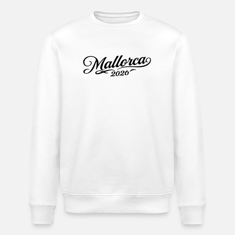 Mallorca 2026 - Stanley/Stella Unisex Bio-Sweatshirt ROLLER - Weiß
