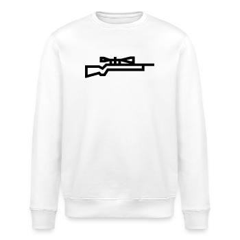 sniper - Stanley/Stella ROLLER Unisex Organic Sweatshirt - white - Front - Nik (191cm)