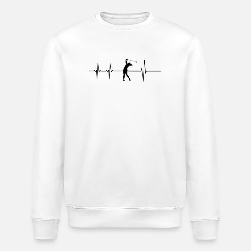 Golfeur en rythme - Sweat bio ROLLER Stanley/Stella Unisexe - blanc