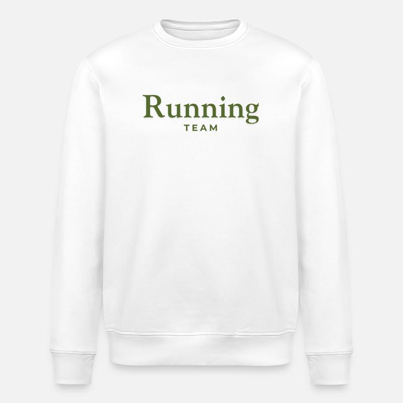 Running Team - Stanley/Stella ROLLER Unisex Organic Sweatshirt - white