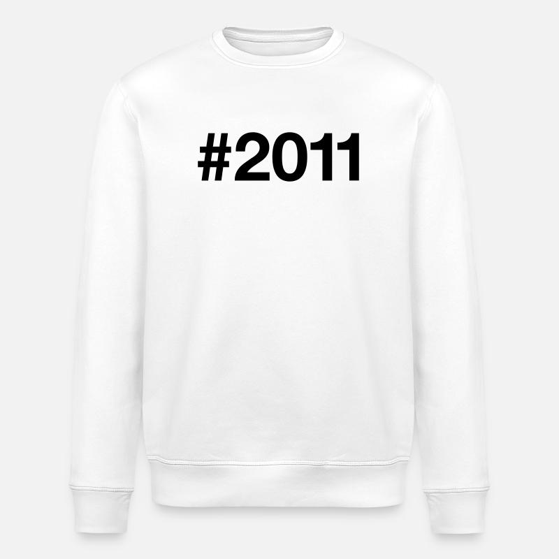 15e anniversaire du millésime 2011 - Sweat bio ROLLER Stanley/Stella Unisexe - blanc