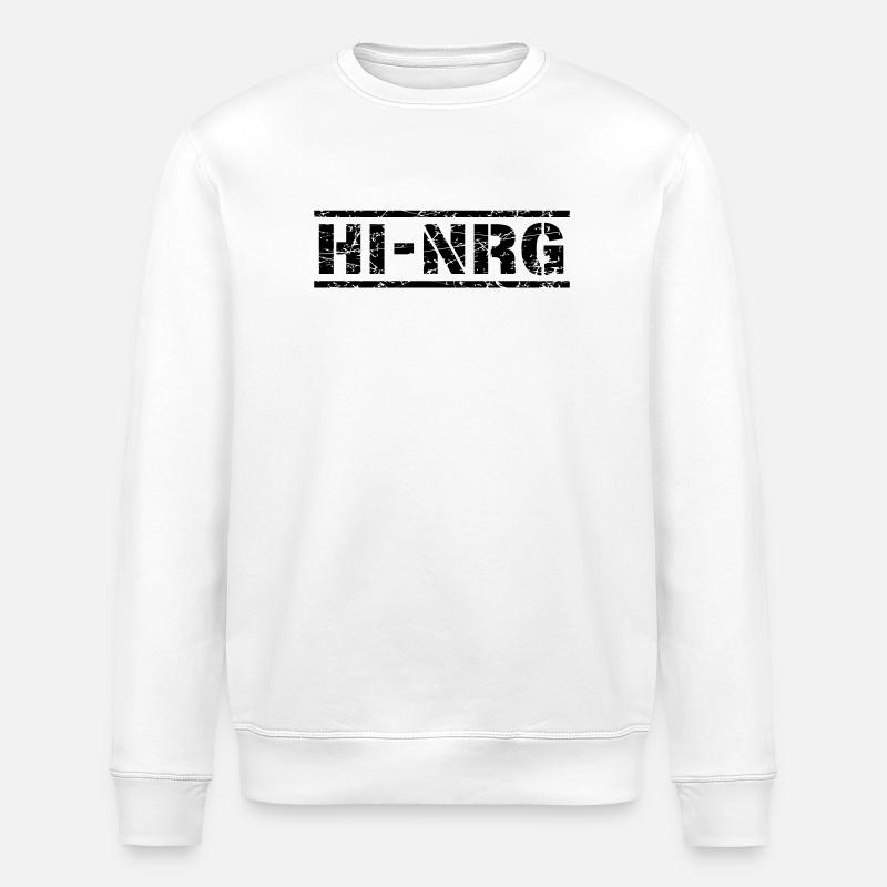 HI NRG - Stanley/Stella Unisex Bio-Sweatshirt ROLLER - Weiß