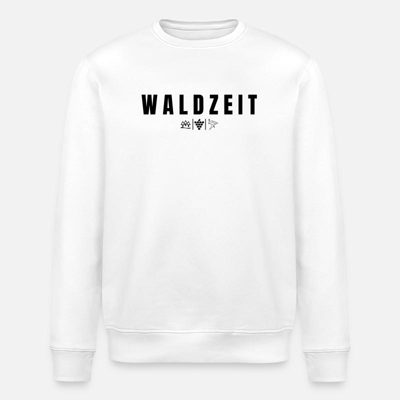 Waldzeit - Stanley/Stella Unisex Bio-Sweatshirt ROLLER - Weiß
