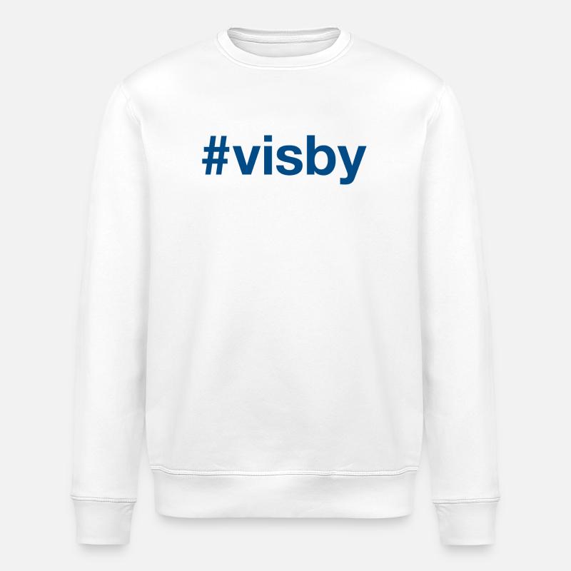 VISBY Sweden Schweden - Stanley/Stella Unisex Bio-Sweatshirt ROLLER - Weiß