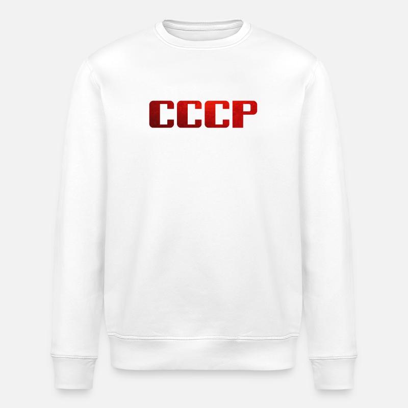 Soviet Union - Sowietunion - CCCP - Stanley/Stella Unisex Bio-Sweatshirt ROLLER - Weiß