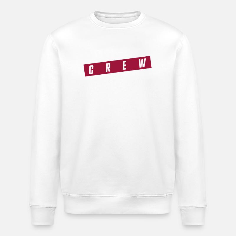 crew - Stanley/Stella Unisex Bio-Sweatshirt ROLLER - Weiß