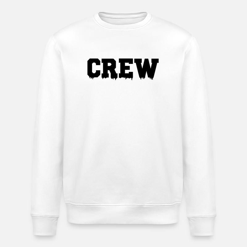 Crew - Stanley/Stella Unisex Bio-Sweatshirt ROLLER - Weiß