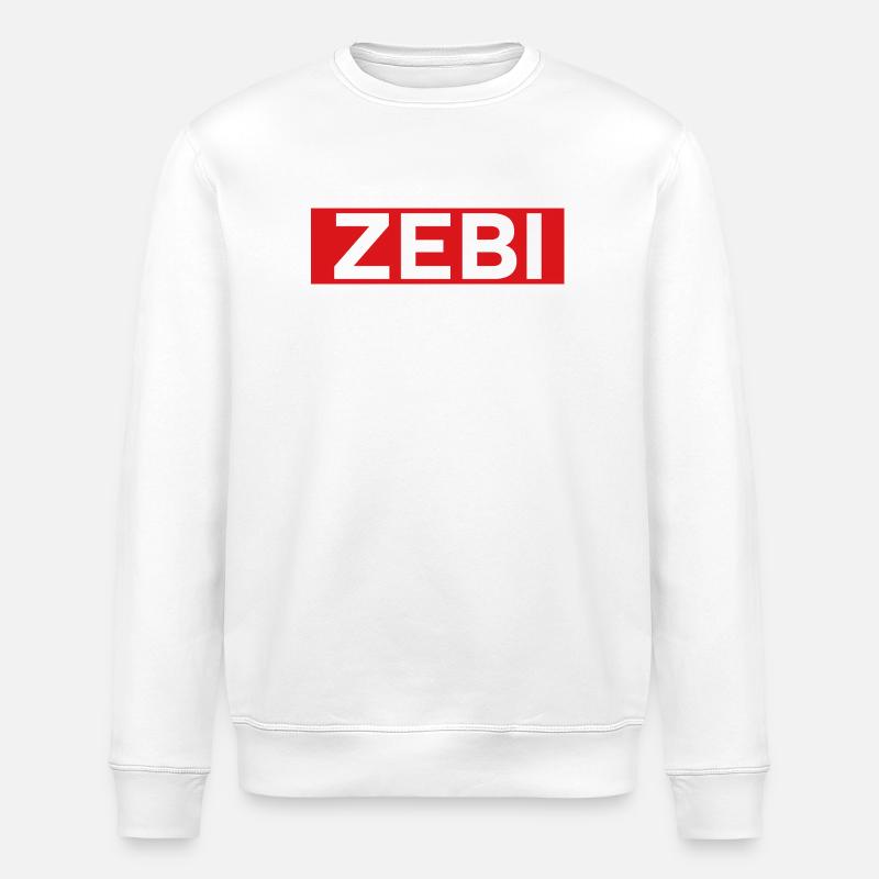 zebi - Sweat bio ROLLER Stanley/Stella Unisexe - blanc