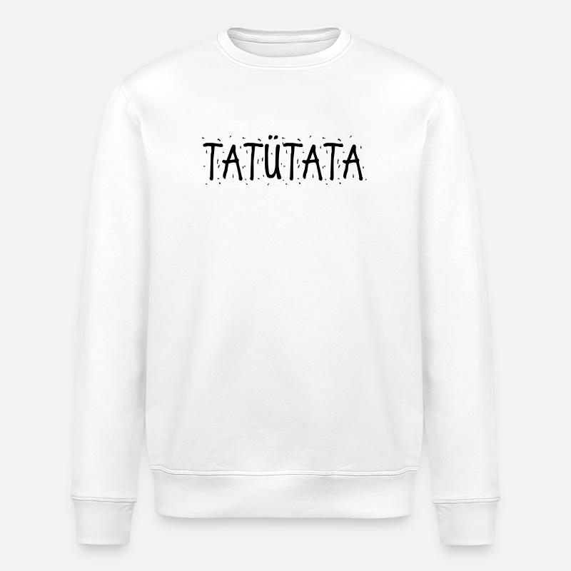 Tatuetata_Tatuetata - Stanley/Stella Unisex Bio-Sweatshirt ROLLER - Weiß