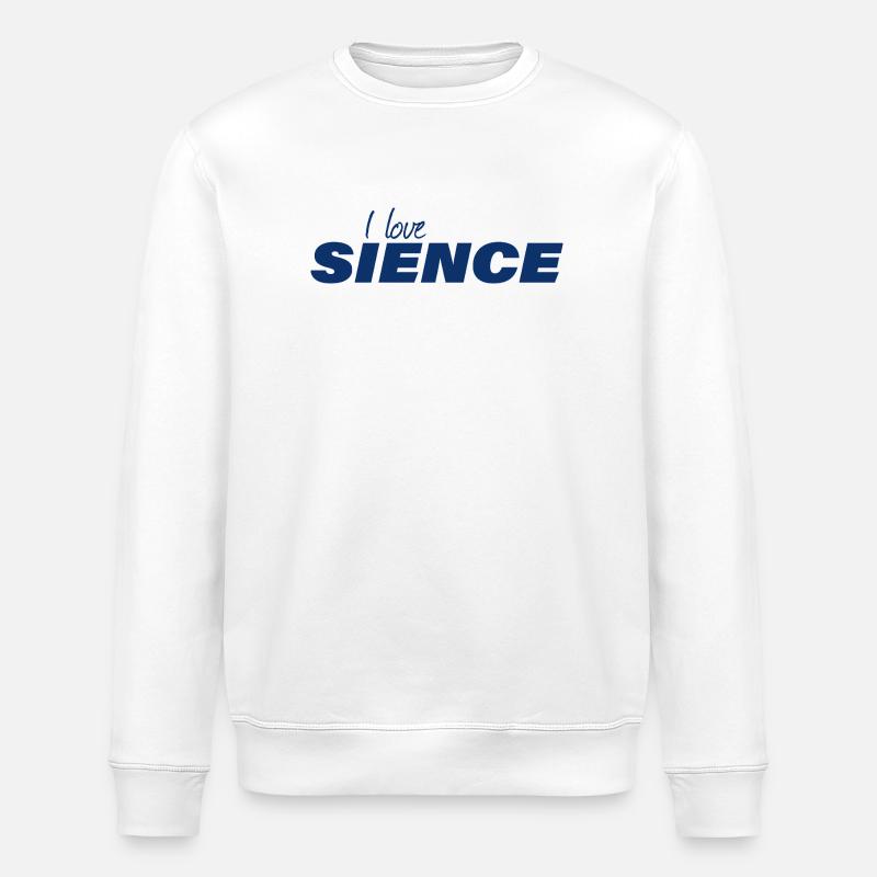 J’AIME LA SCIENCE - Sweat bio ROLLER Stanley/Stella Unisexe - blanc
