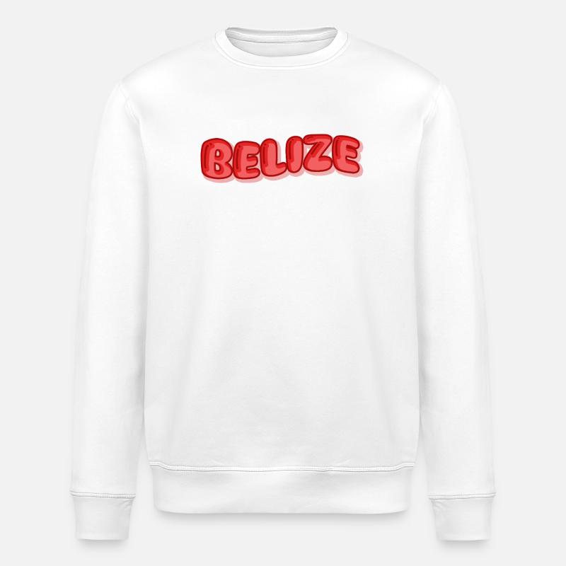 Cadeau pour le Belize - Sweat bio ROLLER Stanley/Stella Unisexe - blanc