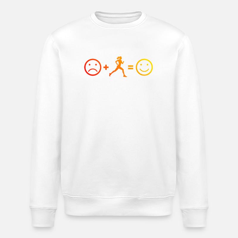 Geschenkidee für eine Running mit Running - Stanley/Stella Unisex Bio-Sweatshirt ROLLER - Weiß