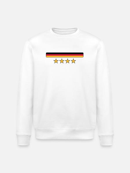 Deutschland - Stanley/Stella ROLLER Unisex Organic Sweatshirt - white