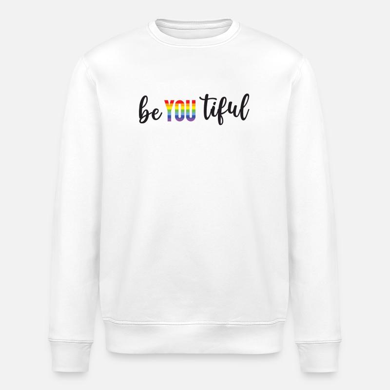Pride Month LGBT - BeYOUTiful - Stanley/Stella Unisex Bio-Sweatshirt ROLLER - Weiß