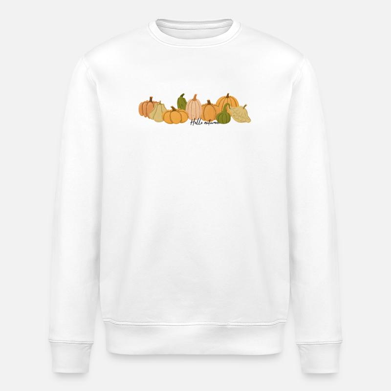 Hello autumn - Stanley/Stella Unisex Bio-Sweatshirt ROLLER - Weiß