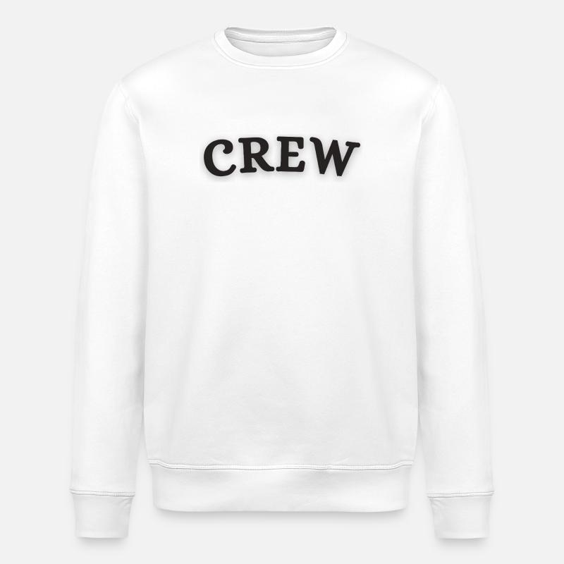 Crew - Stanley/Stella Unisex Bio-Sweatshirt ROLLER - Weiß