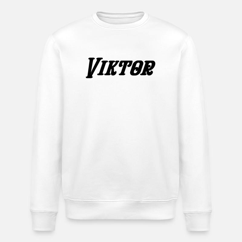 Viktor - Stanley/Stella ROLLER Unisex Organic Sweatshirt - white