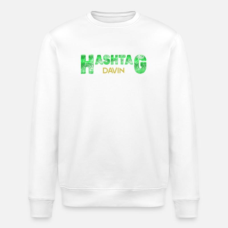 Davin Davin - Stanley/Stella Unisex Bio-Sweatshirt ROLLER - Weiß