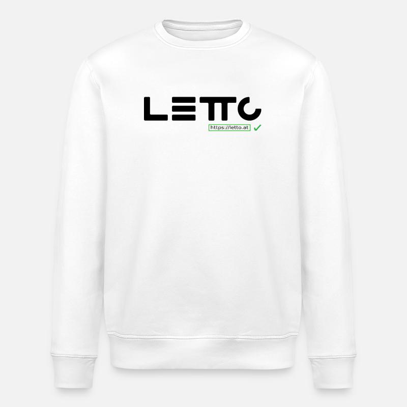 Logo_mit_Hackerl - Sweat bio ROLLER Stanley/Stella Unisexe - blanc