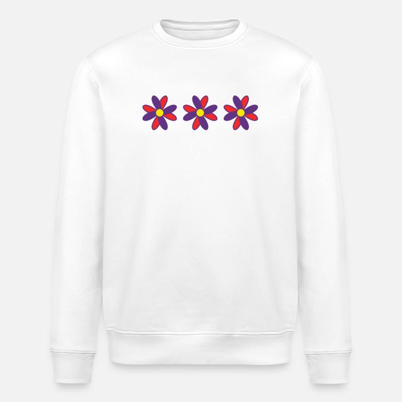 Perroquet_1_25 - Stanley/Stella Unisex Bio-Sweatshirt ROLLER - Weiß