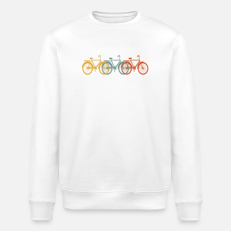 Roue de vélo - Sweat bio ROLLER Stanley/Stella Unisexe - blanc
