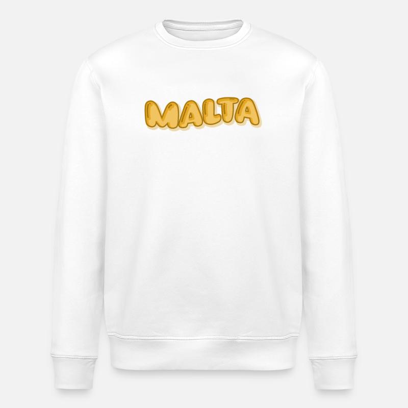 Comic Malta - Sweat bio ROLLER Stanley/Stella Unisexe - blanc