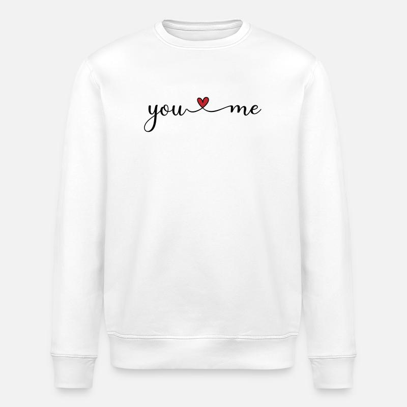 Du und ich - Stanley/Stella Unisex Bio-Sweatshirt ROLLER - Weiß