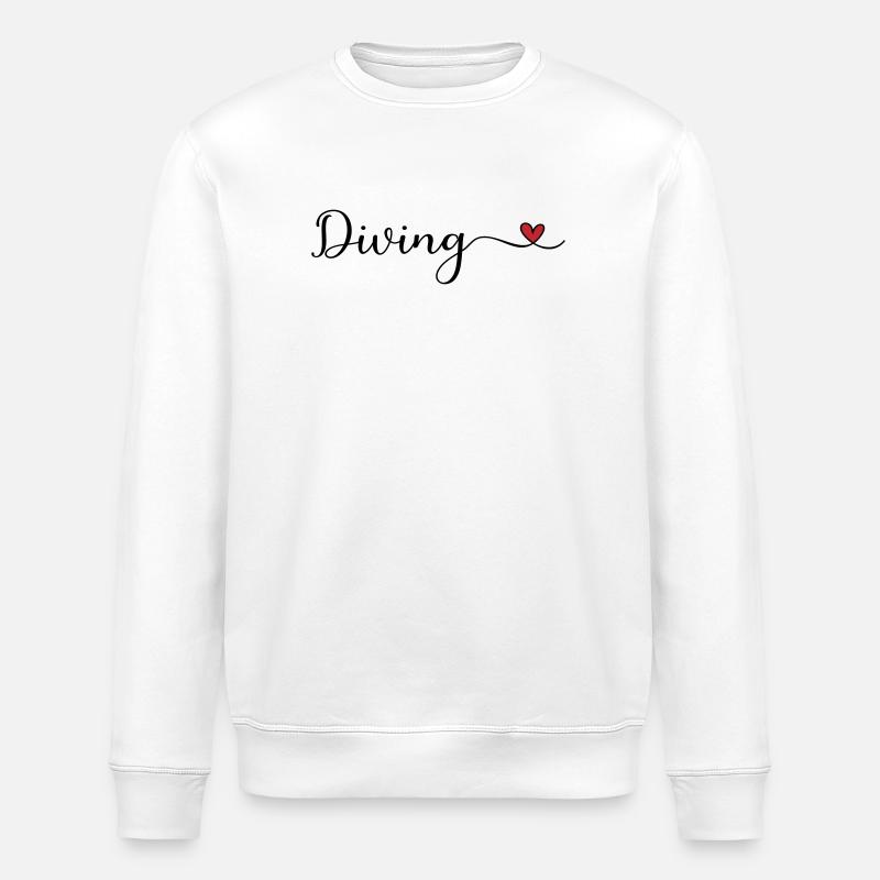 Dive - Stanley/Stella ROLLER Unisex Organic Sweatshirt - white