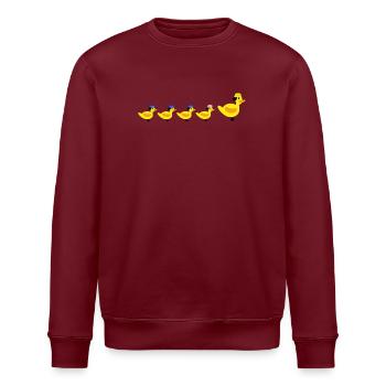 Fire Brigade Ducks - Family - Stanley/Stella ROLLER Unisex Organic Sweatshirt - white - Front - Nik (191cm)