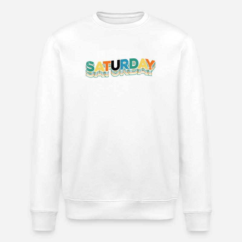 Samedi - Sweat bio ROLLER Stanley/Stella Unisexe - blanc